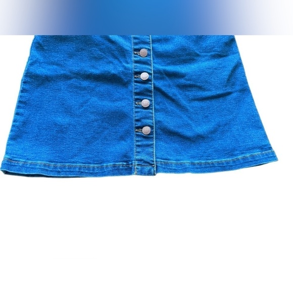 Forever 21 Blue Denim Skirt Size 26 (Small) - Picture 5 of 7